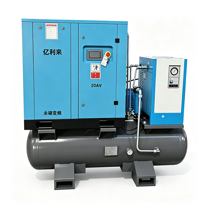 Sprężarka powietrza VSD o mocy 15 kW, 8 barów, 4 w 1 PM