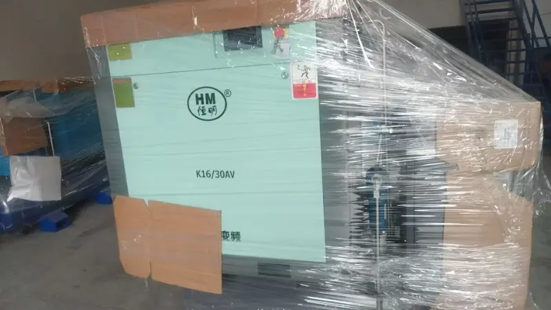 Zamówienie dostarczone zgodnie z harmonogramem | Kompresor powietrza „wszystko w jednym” w pełni zmontowany i wysłany do klienta Dongguan
